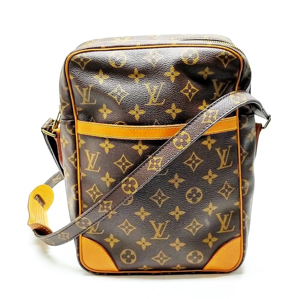 Louis Vuitton LV Shoulder Bag M45264 DanubeMM Brown Monogram 390-053125